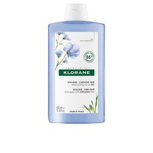 KLORANE : VOLUME organic linen shampoo 400 ml