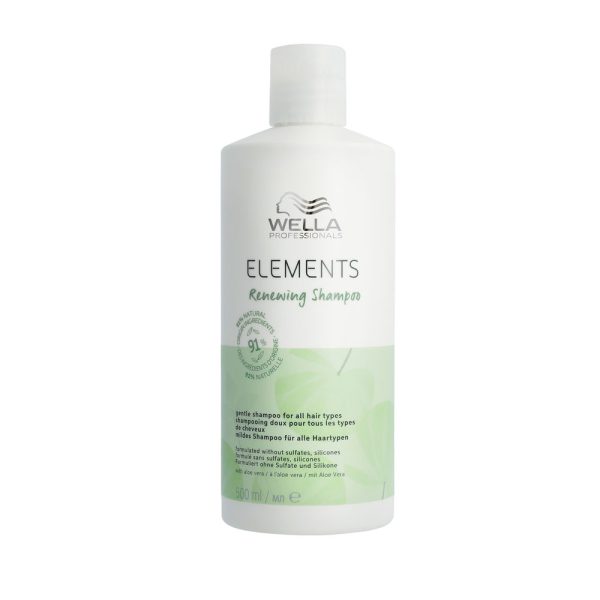 WELLA PROFESSIONALS : ELEMENTS Sulfate-Free Gentle Renewing Shampoo for All Hair Types 500 ml