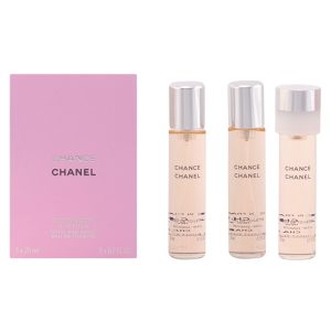 CHANEL : CHANCE eau de toilette spray twist & spray 3 refills 3 x 20 ml