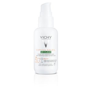 VICHY : CAPITAL SOLEIL UV CLEAR daily photoprotective fluid SPF50+ 40 ml