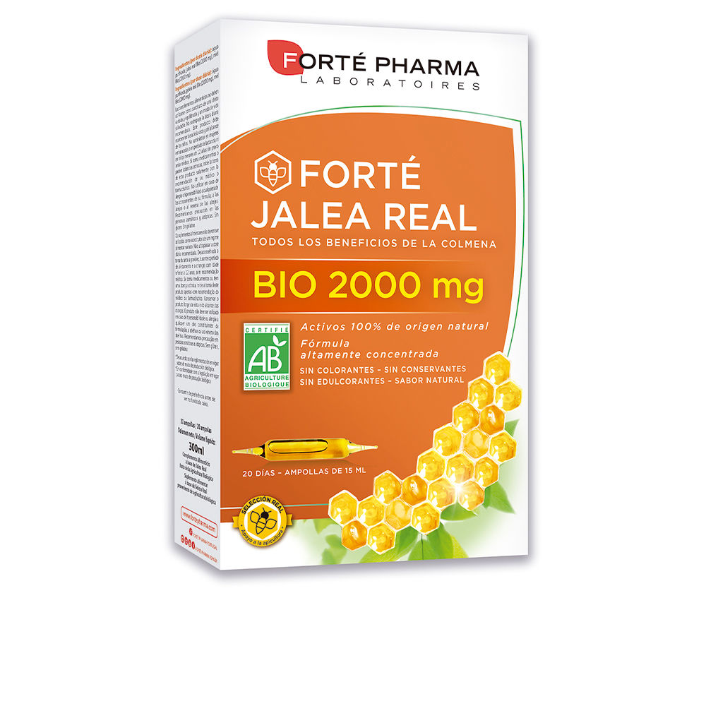 FORTÉ PHARMA : FORTÉ JALEA REAL BIO 2000 mg ampollas 20 x 15 ml