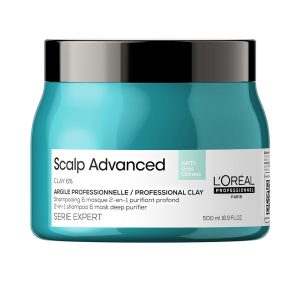 L'ORÉAL PROFESSIONNEL PARIS : SCALP ADVANCED anti-oiliness 2-in1 shampoo & mask deep purifier clay 500 ml