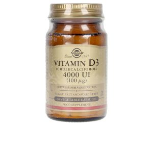 SOLGAR : VIT D3 4000 UI 100 mcg. cápsulas vegetales 60 u