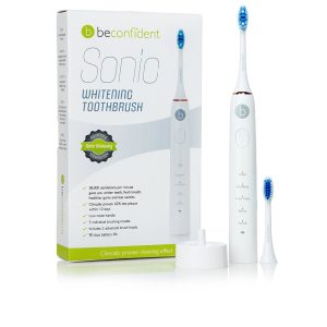 BECONFIDENT : SONIC electric whitening toothbrush #white/rose gold 1 u