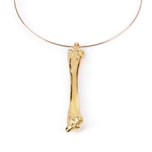 SHABAMA : BEEN rigid necklace #shiny gold 1 u