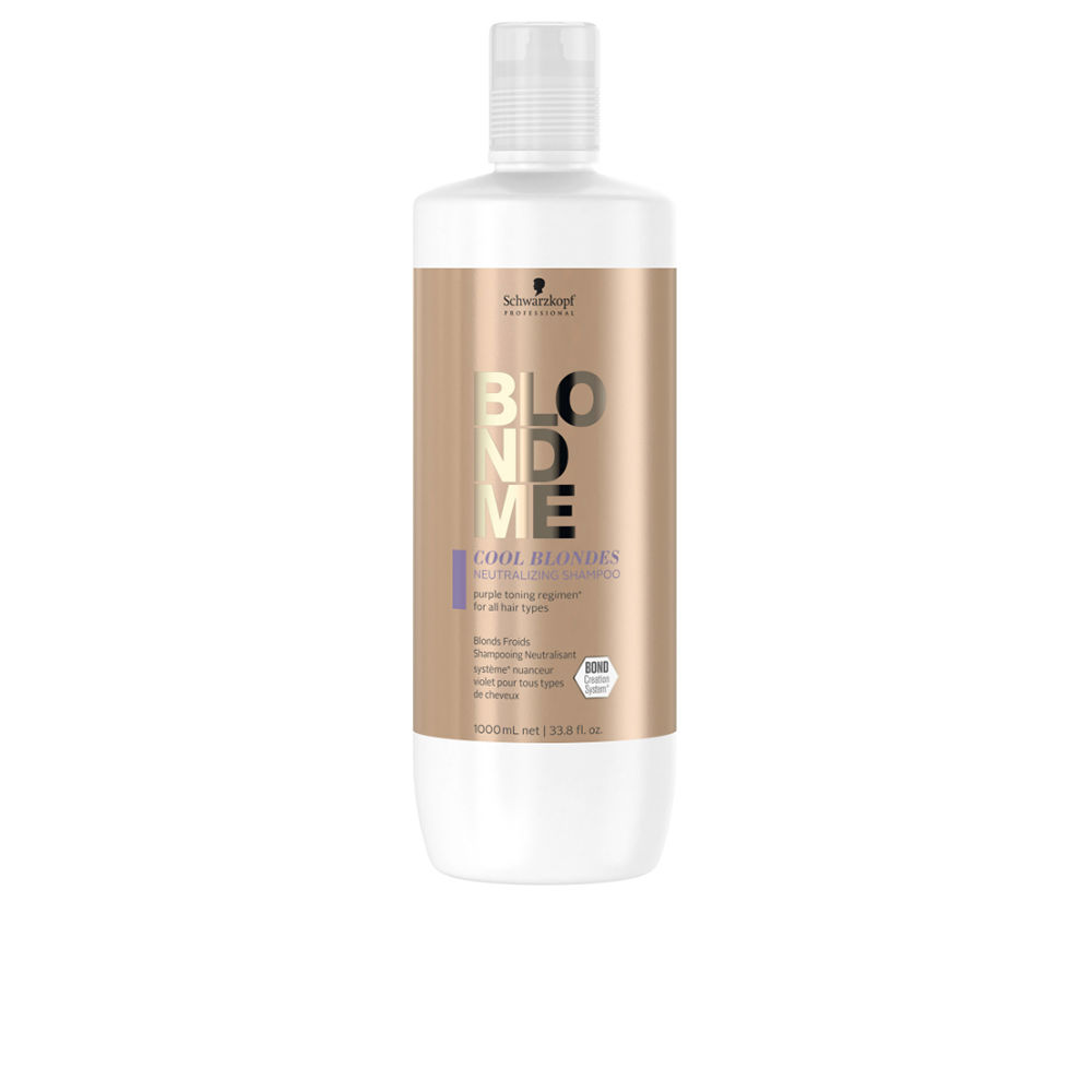 SCHWARZKOPF : BLONDME cool blondes neutralizing shampoo 1000 ml