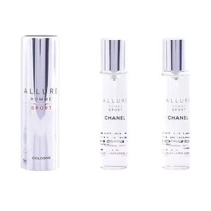 CHANEL : ALLURE HOMME SPORT COLOGNE travel spray and two refills 3 x 20 ml