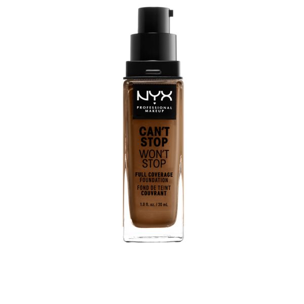 NYX PROFESSIONAL MAKE UP : CAN'T STOP WON'T STOP full coverage foundation #sienna