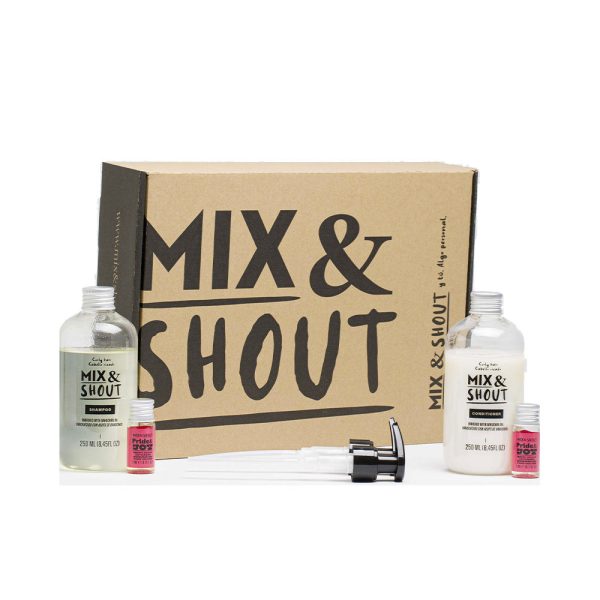 MIX & SHOUT : BALANCING CURLY ROUTINE LOT 4 pz