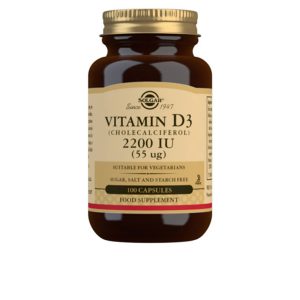 SOLGAR : Vitamin D3 2200 Iu 55 Mcg 100 Vcaps