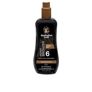 AUSTRALIAN GOLD : SUNSCREEN SPF6 spray gel with instant bronzer 237 ml