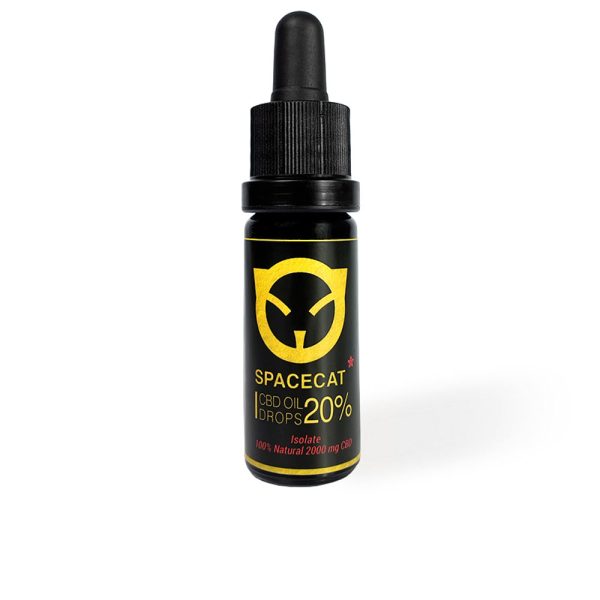 SPACECAT : ACEITE DE CBD  20% (2000mg) espectro completo rico en cannabidiol 10 ml
