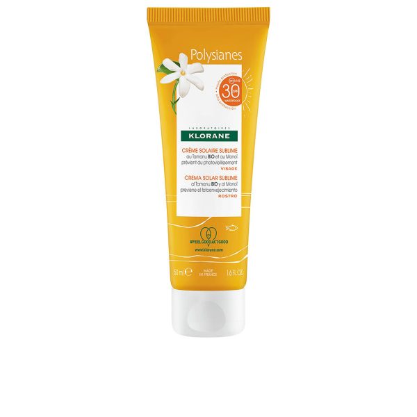 KLORANE : POLYSIANES MONOÏ Y TAMANU BIO sublime sun cream SPF30 50 ml