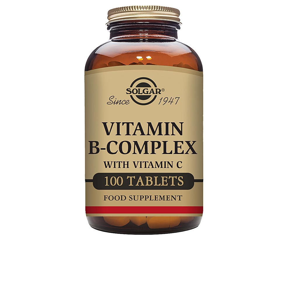SOLGAR : B-COMPLEX con VITAMINA C 100 comprimidos