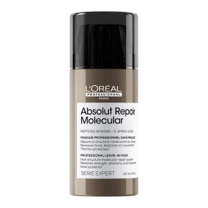L'ORÉAL PROFESSIONNEL PARIS : ABSOLUT REPAIR MOLECULAR professional repairing leave-in mask for damaged hair 100 ml