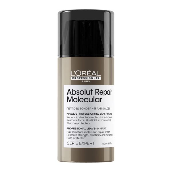 L'ORÉAL PROFESSIONNEL PARIS : ABSOLUT REPAIR MOLECULAR professional repairing leave-in mask for damaged hair 100 ml
