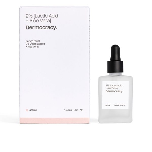 DERMOCRACY : 2% [LACTIC ACID + ALOE VERA] facial serum 30 ml