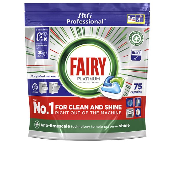 FAIRY : FAIRY PROFESSIONAL PLATINUM dishwasher 75 capsules