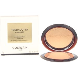 GUERLAIN : TERRACOTTA LUMINIZER compact powder highlighter #01-gold 10 gr