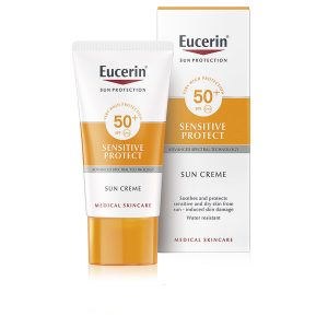 EUCERIN : SUN SENSITIVE PROTECT cream dry skin SPF50+ 50 ml
