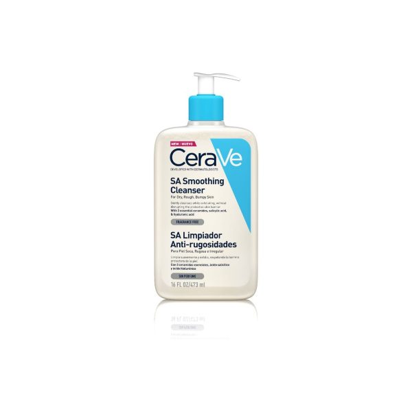 CERAVE : SA SMOOTHING CLEANSER for dry, rough, bumpy skin 473 ml