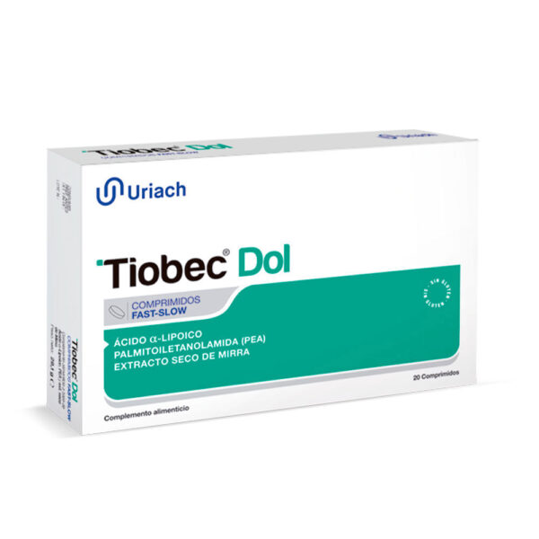 TIOBEC : TIOBEC DOL comprimidos fast-slow 20 u