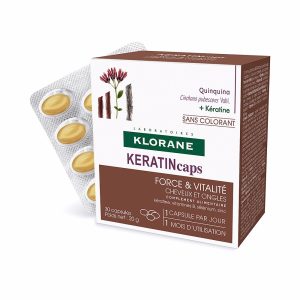 KLORANE : A LA KERATIN food supplement hair and nails 30 u