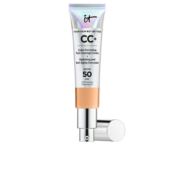 IT COSMETICS : YOUR SKIN BUT BETTER CC+ cream foundation SPF50+ #neutral tan