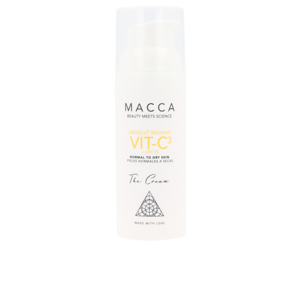 MACCA : ABSOLUT RADIANT VIT-C3 cream SPF15 normal to dry skin 50 ml