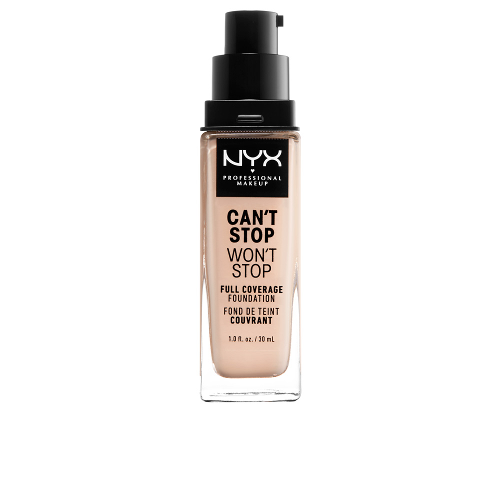 NYX PROFESSIONAL MAKE UP : CAN'T STOP WON'T STOP full coverage foundation #light porcel