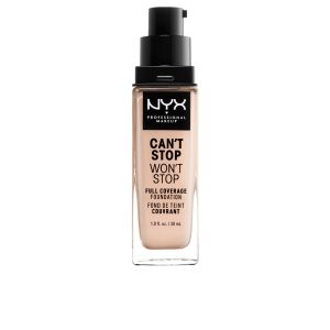 NYX PROFESSIONAL MAKE UP : CAN'T STOP WON'T STOP full coverage foundation #light porcel