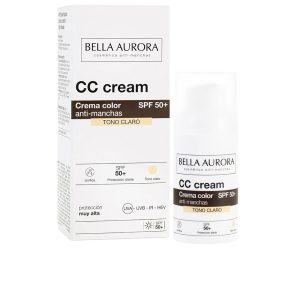 BELLA AURORA : CC CREAM anti-manchas SPF50+ #tono claro