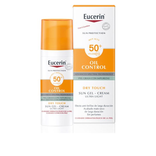EUCERIN : SUN FACE OIL CONTROL DRY TOUCH gel-cream SPF50+ 50 ml
