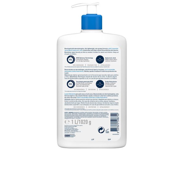 CERAVE : MOISTURIZING LOTION dry to very dry skin 1000 ml