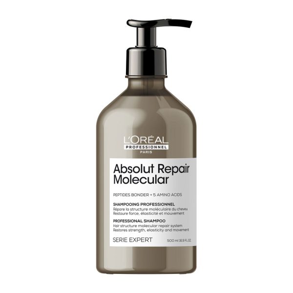 L'ORÉAL PROFESSIONNEL PARIS : ABSOLUT REPAIR MOLECULAR professional sulfate-free shampoo for damaged hair 500 ml