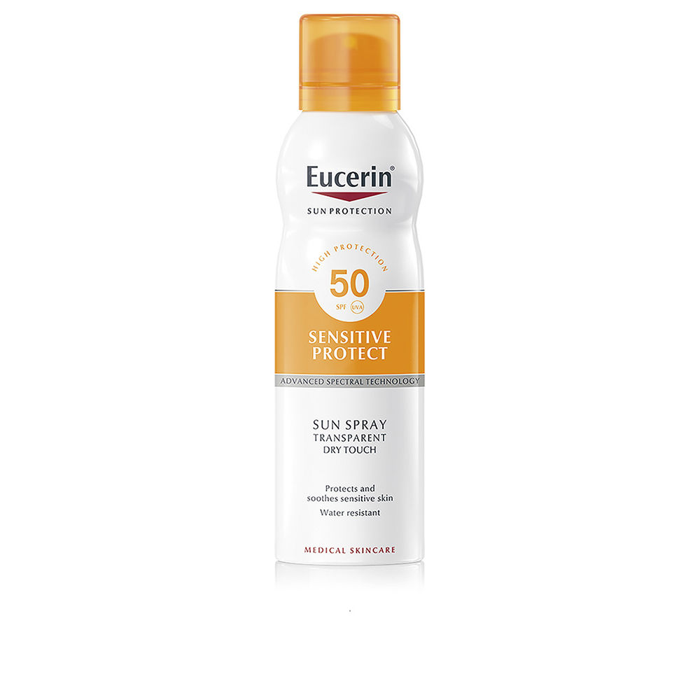 EUCERIN : SUN SENSITIVE PROTECT spray transparent dry touch SPF50 200 ml