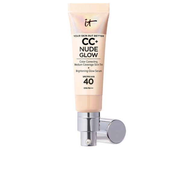IT COSMETICS : CC+ NUDE GLOW lightweight foundation + glow serum SPF40 #light