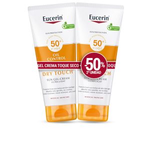 EUCERIN : SENSITIVE PROTECT dry touch gel cream SPF50+ promo 2 x 200 ml