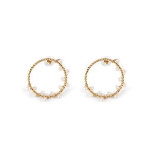 SHABAMA : SHIMA earrings #bright gold 1 u