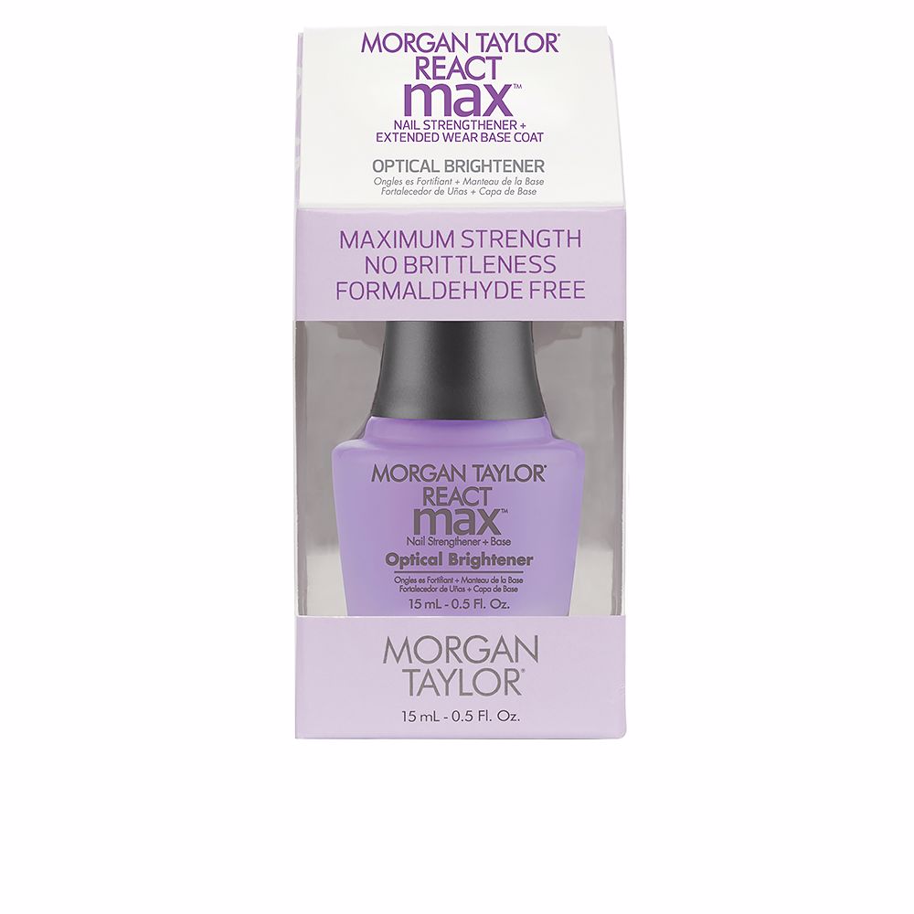 MORGAN TAYLOR : REACT MAX OPTICAL nail strengthener + base 15 ml