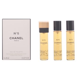 CHANEL : Nº 5 eau de toilette purse spray refills 3 x 20 ml