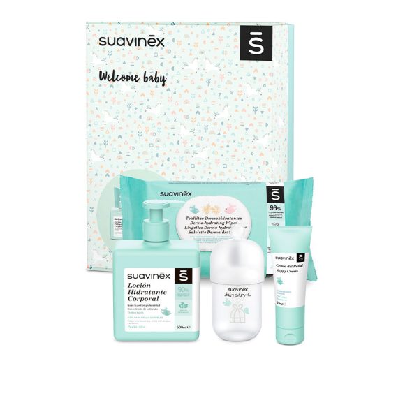 SUAVINEX : CHILDREN'S COSMETIC BASKET #BLUE 4 pz