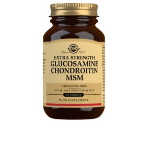 SOLGAR : GLUCOSAMINA CONDROITINA MSM comprimidos 60 u