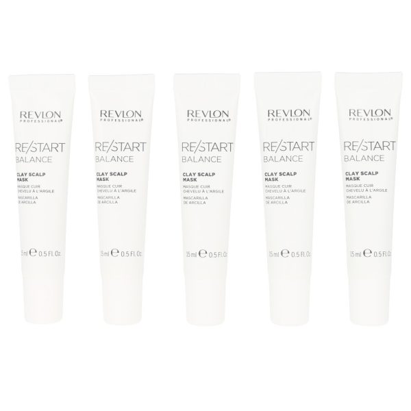 REVLON : RE-START balance clay scalp mask 10 x 15 ml