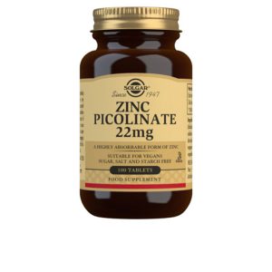 SOLGAR : Picolinato Zinc 22 Mg 100 Comp