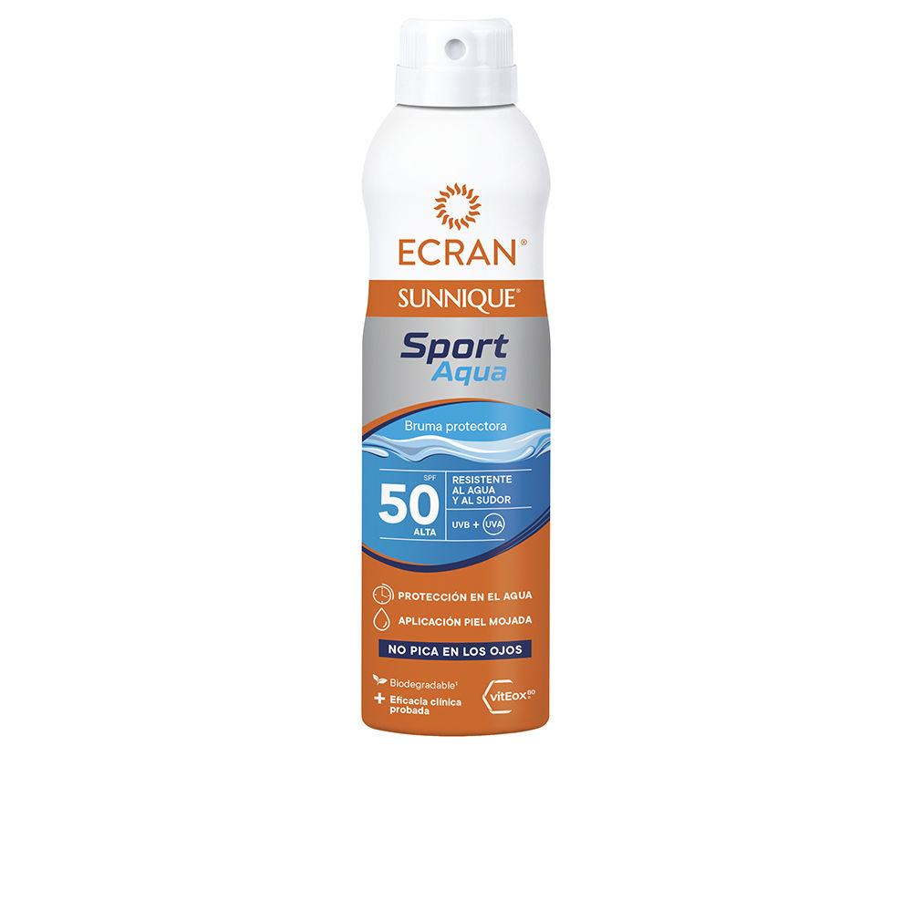 ECRAN : ECRAN SUNNIQUE SPORT AQUA protective mist SPF50+ 250 ml