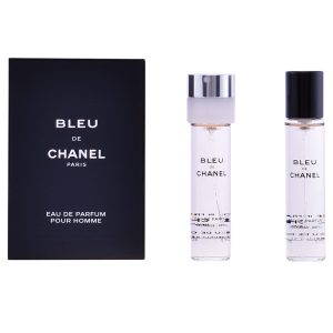 CHANEL : BLEU eau de parfum spray refills 3 x 20 ml