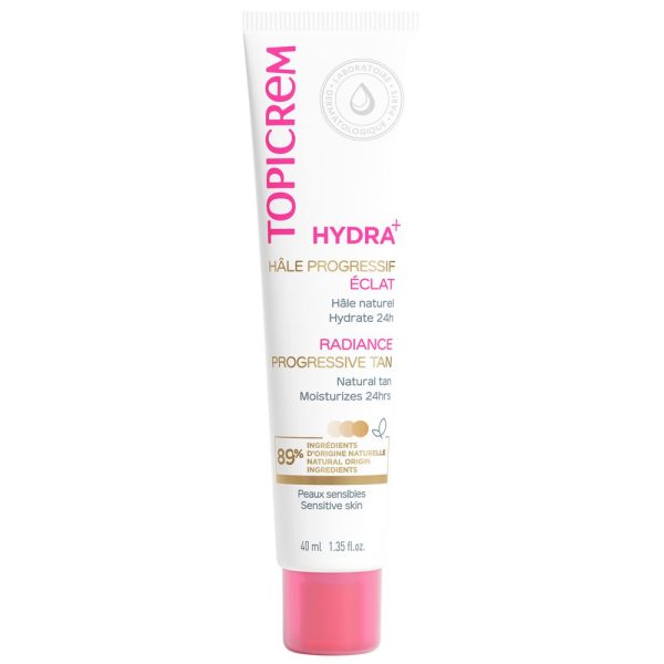 TOPICREM : HYDRA+ progressive facial tanning 40 ml