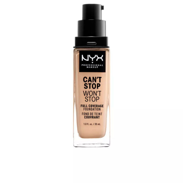 NYX PROFESSIONAL MAKE UP : CAN'T STOP WON'T STOP full coverage foundation #warm walnut