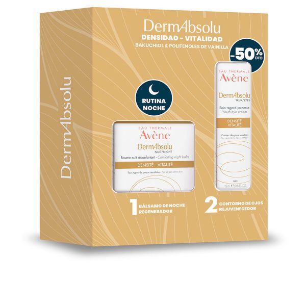 AVÈNE : DERMABSOLU BÁLSAMO NOCHE DENSIDAD + OJOS LOTE 2 pz